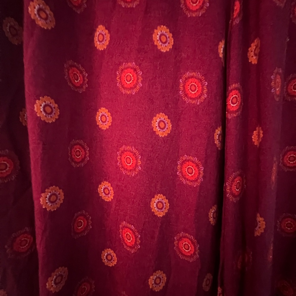 Flowy Patterned Boho Pant - Picture 5 of 5